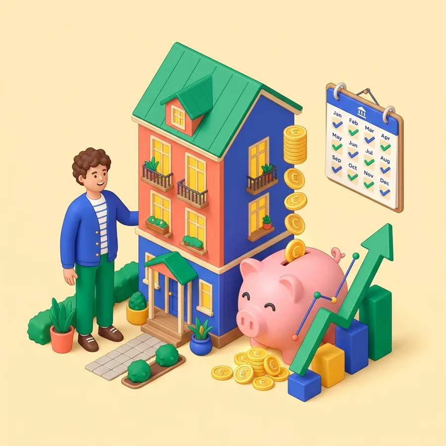 Proprietario che guadagna con il rent to buy
